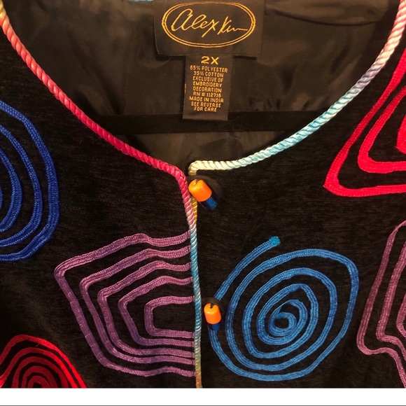 Alex Kim Colorful Jacket - Picture 3 of 4